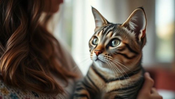 Cozy setting with tabby cat, related to early diagnosis diet interventions for feline CKD.