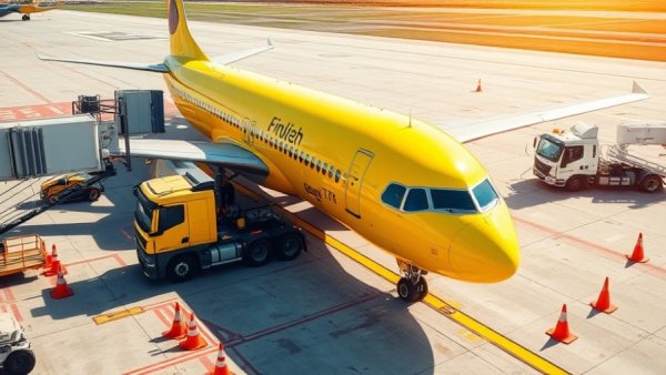 Airline jet being refueled illustrating jet fuel shortages.