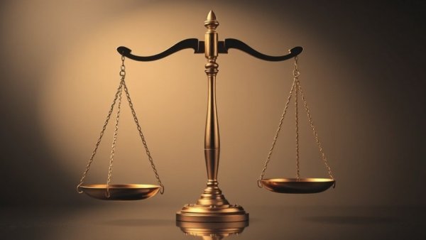 Abstract representation of use of force policies with justice scales.