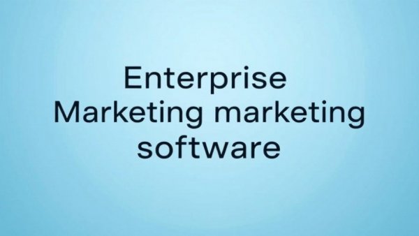 Text ad for enterprise marketing software.