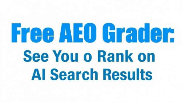 Zero-click searches text banner for AEO grader promo