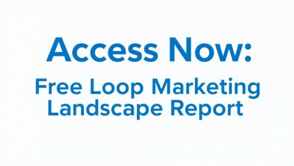 Minimalistic banner promoting free Loop Marketing report.