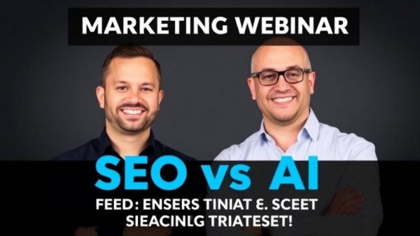Webinar on AI Search vs. SEO Strategies for MedSpas with digital marketing experts.