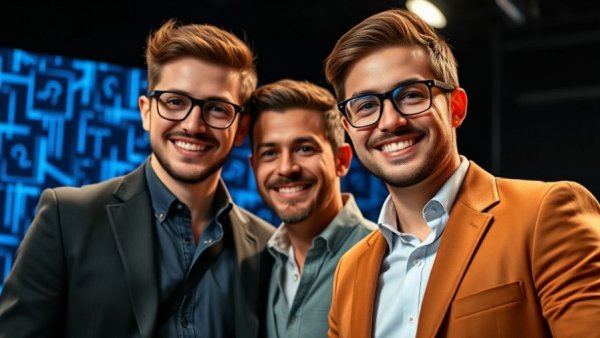 Promotional poster for B.O.S.S. Masterclass featuring two men, highlighting optimize your business with AI.