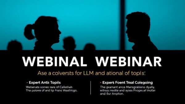 Webinar on LLMs driving real conversions with expert panel.