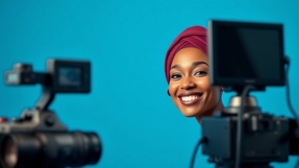 Veterinary technician smiling in video interview about retention strategies.