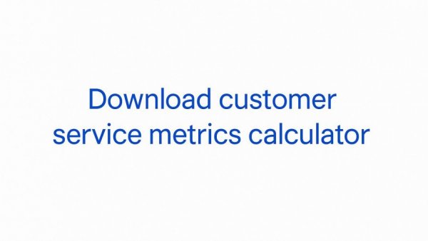 Download link for customer service metrics calculator