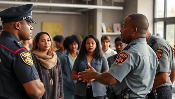 Symbolic representation of Police Reform Strategies in Memphis with community engagement.