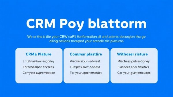 Blue CRM platform ad promoting HubSpot's tools for growth.