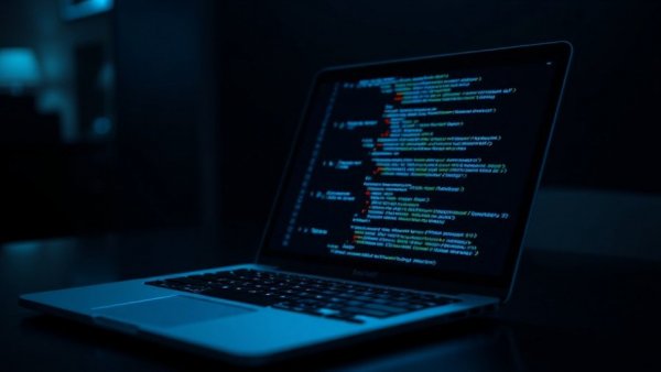 Laptop displaying code suggests Apple privacy feature flaw