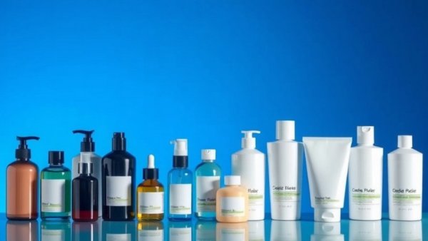 Hims product lineup under blue lighting, related to FTC complaints.