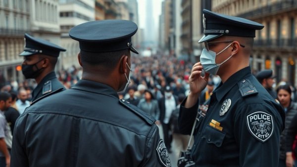 Symbolic representation of police reform in a diverse community.