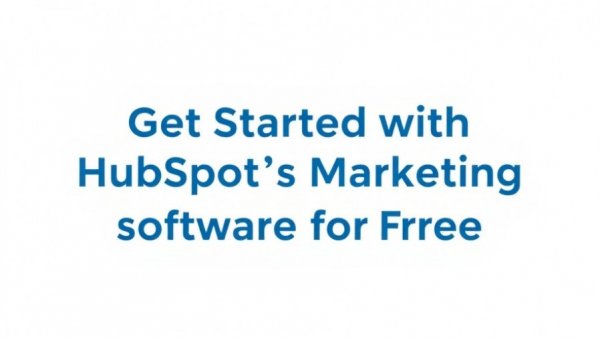 HubSpot marketing software offer text.