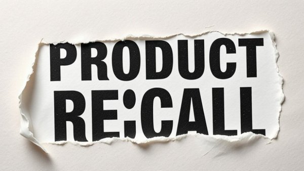 Fromm Family Foods Recall illustration with torn paper and text.