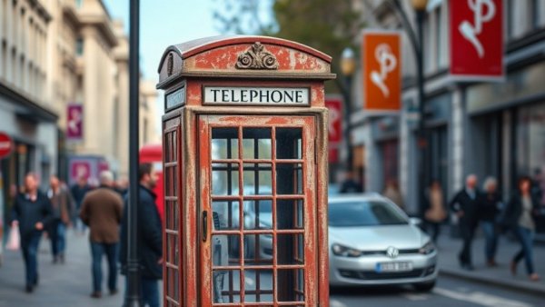 Vintage police box on city street reflecting modern policing strategies