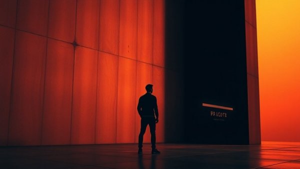 Minimalistic scene symbolizing leadership pressure.