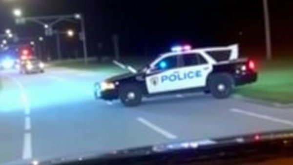 Video: Driver slams into Fla. cruiser after failing to move over