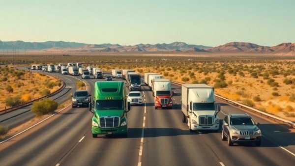 Trucking companies face issues due to diesel costs on busy highway.