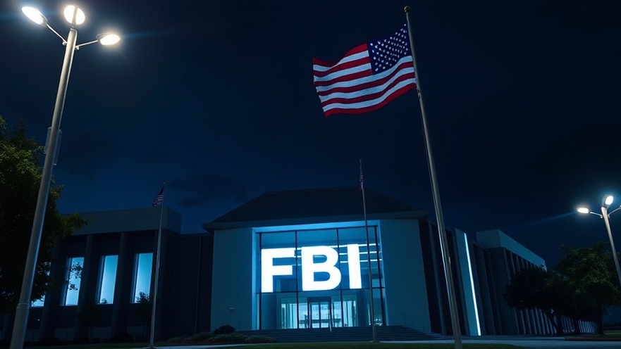 Modern FBI building symbolizing law enforcement and community trust.