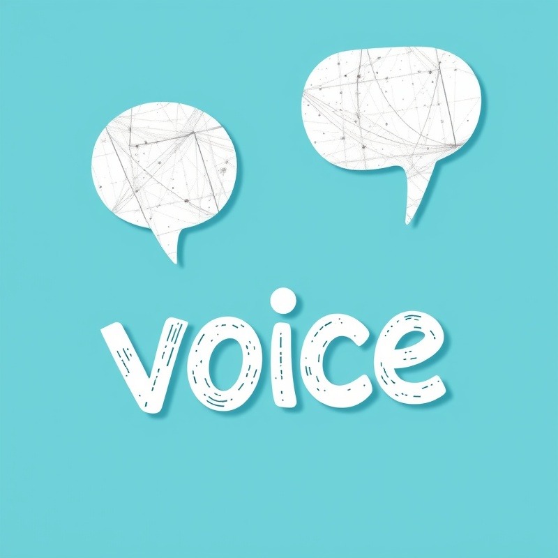 tone of voice descriptors speech bubble