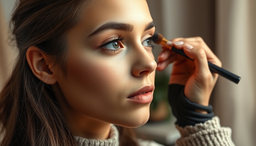 Non-licensed beauty services, woman receiving makeup