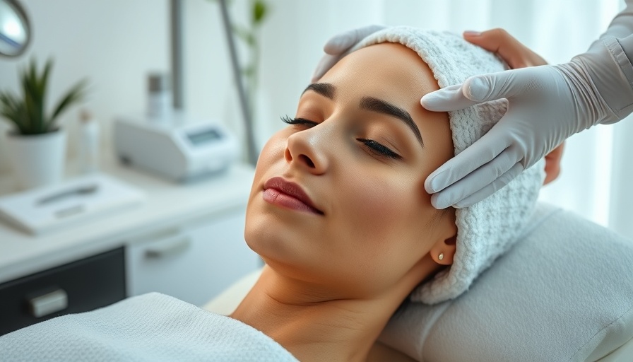 Esthetician performing facial treatment in calm environment for branding