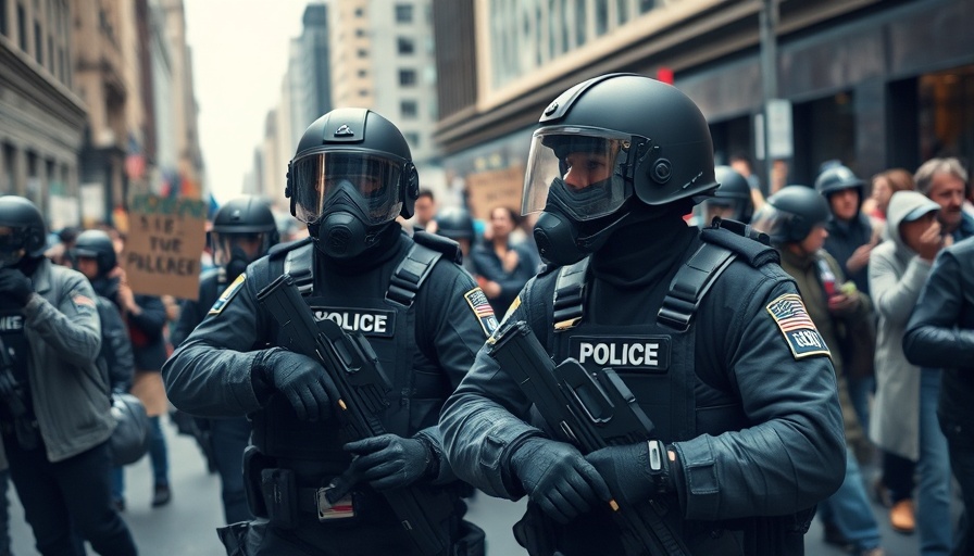 Riot police confront protesters during Jan. 6 event, illustrating intense standoff.