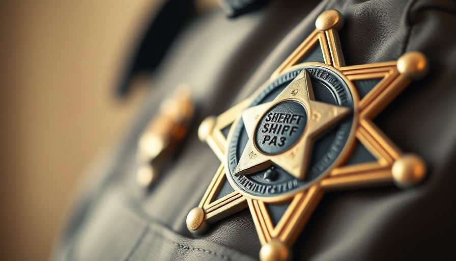 LASD badge and patch symbolizing law enforcement reform.