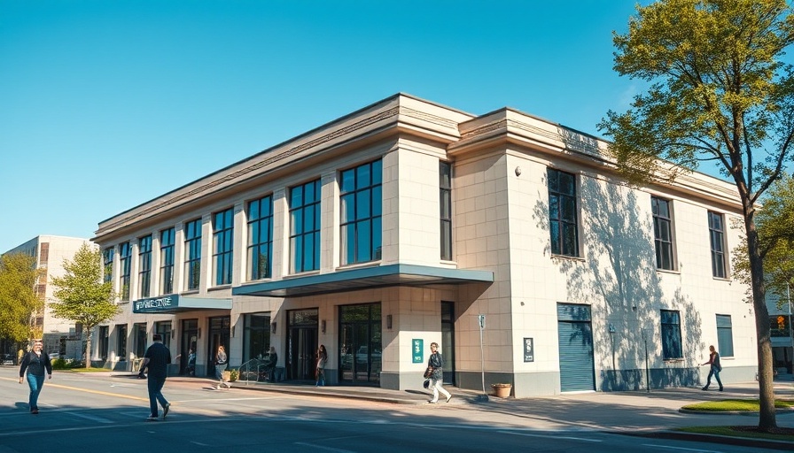 Police station exterior representing police accountability audit.