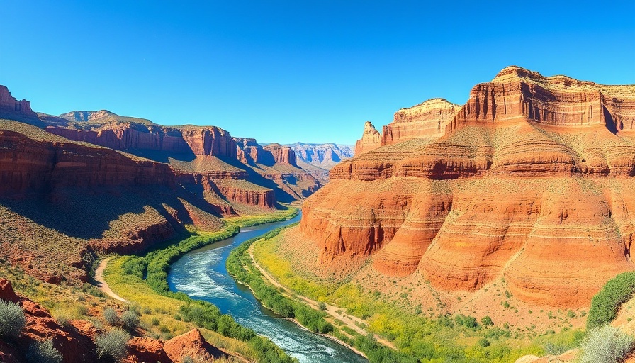 Utah landscape with canyons and river for Utah law enforcement reform.