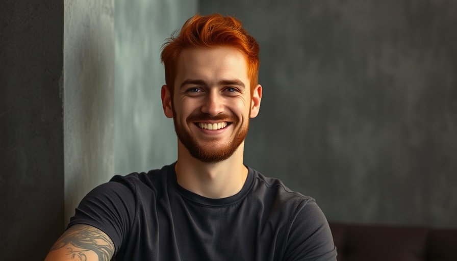 Man with red hair smiling indoors, 2024 holiday season sales trends.