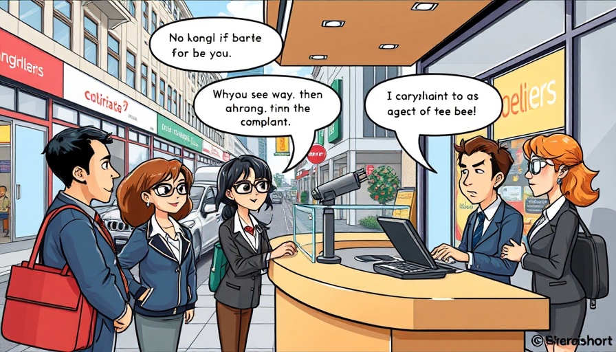 Humorous cartoon on learning from customer complaints for public safety.