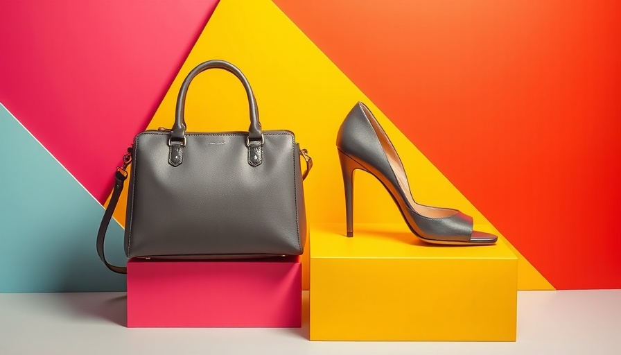 Luxury Brand Marketing Strategies illustrated by handbag and high heel design.