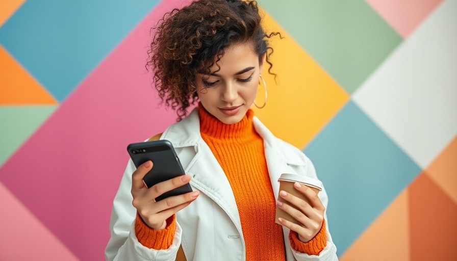 Woman checks phone for resetting Instagram algorithm tips.