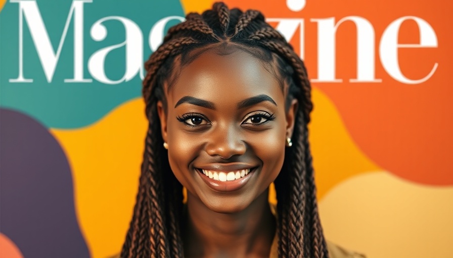 Vibrant stylized portrait, inclusive case studies MedSpa.