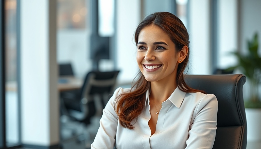 Confident woman speaking in professional MedSpa office