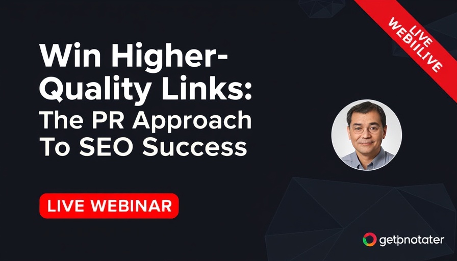 Digital PR for Veterinary Clinic SEO Success webinar banner with speaker.