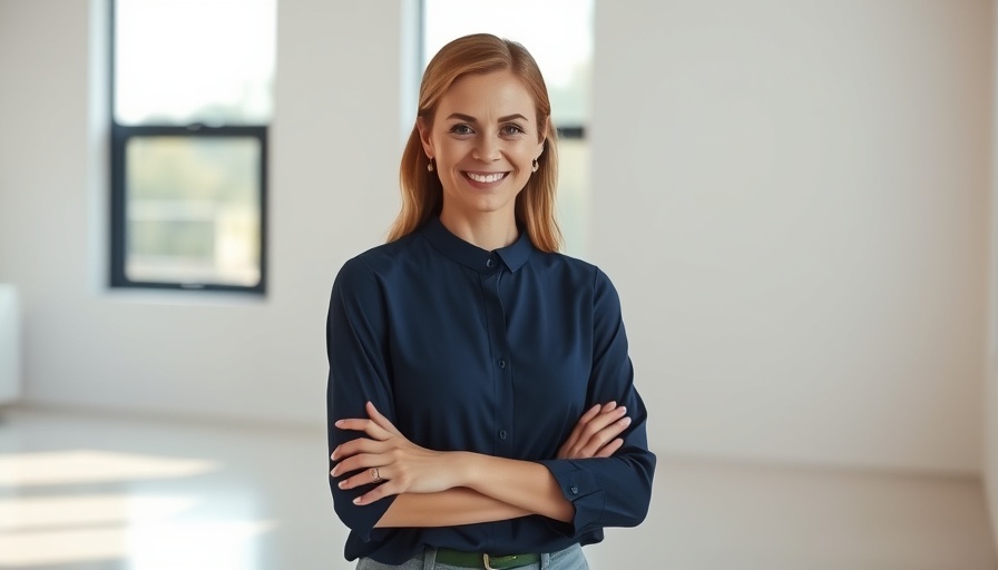 Confident woman indoors, relating to Surviving Trump's Tariffs.