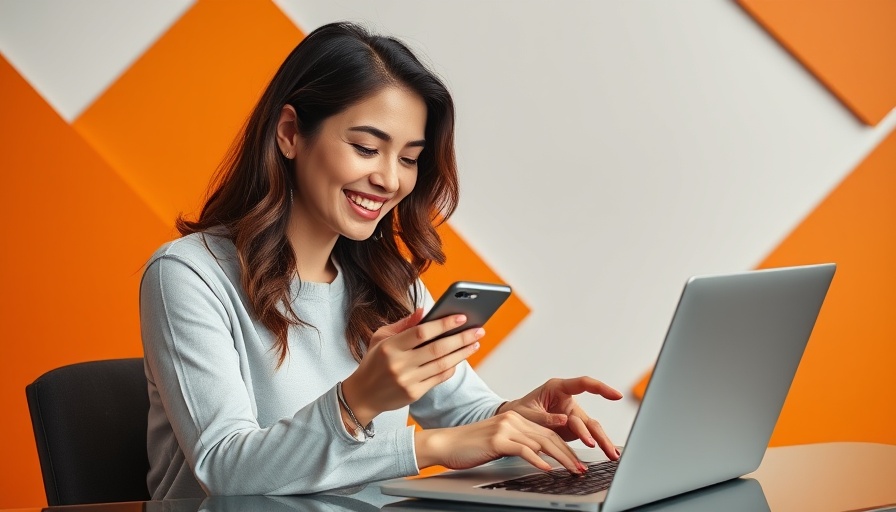 Digital marketing for veterinary clinics with modern devices.