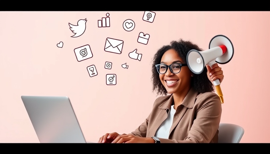 Meta channel comparison for veterinary marketing visualization with laptop and social icons.