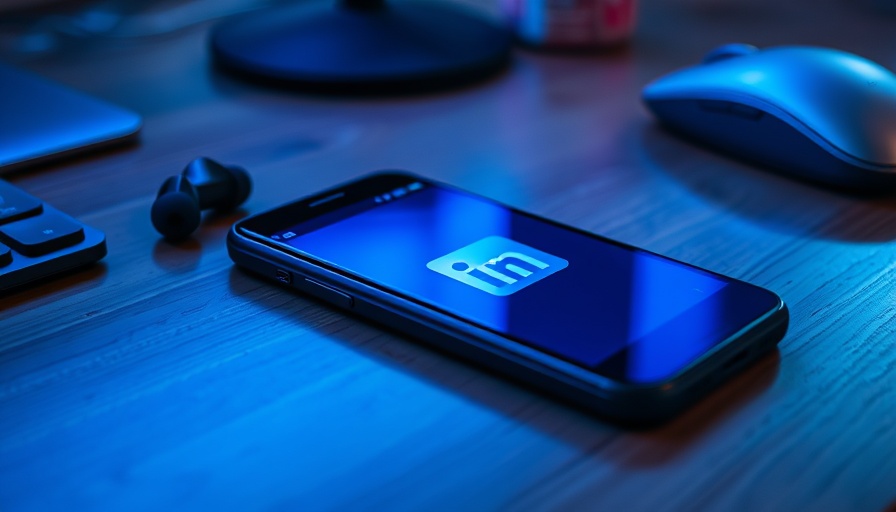 LinkedIn logo on smartphone, LinkedIn Engagement Through Links