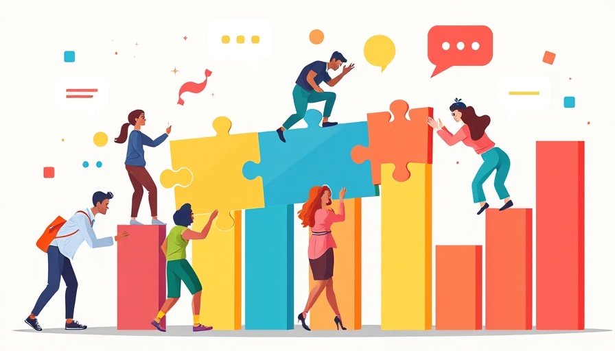 Diverse team collaborating with puzzle pieces, representing veterinary industry appointments.