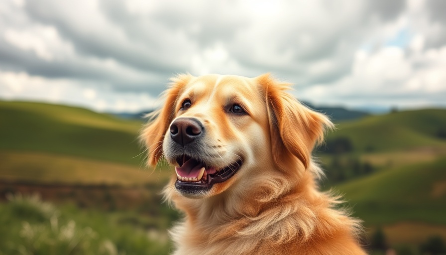 Playful dog in nature, ideal for helping new pet owners keep their new dogs protected.
