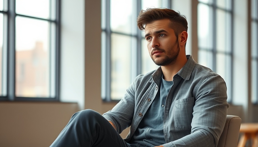 Casual man seated with thoughtful expression, LeBron James Luka Doncic Emotional Intelligence.