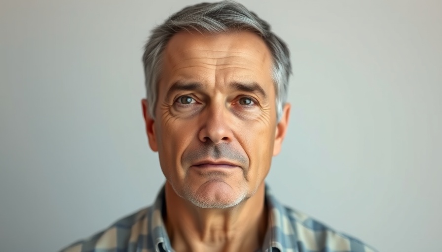 Professional headshot of a middle-aged man, soft focus background.