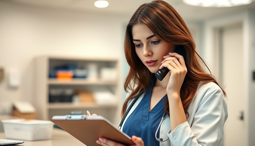 Veterinary receptionist multitasking, depicting CSR burnout in veterinary practices.
