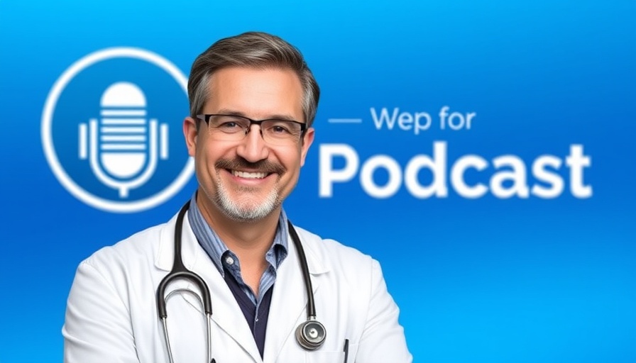 Podcast promotional image featuring veterinarian, AI literacy for veterinarians.