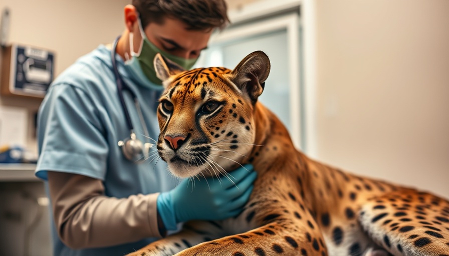Veterinary Dentistry Pioneer tending to wildlife in clinic.