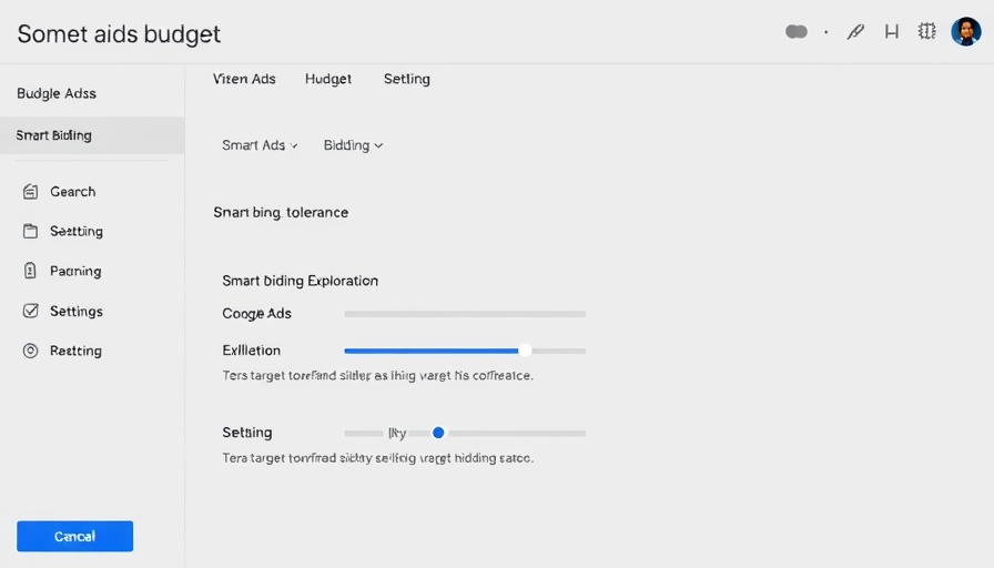 Google Ads Smart Bidding Exploration settings screen with options.