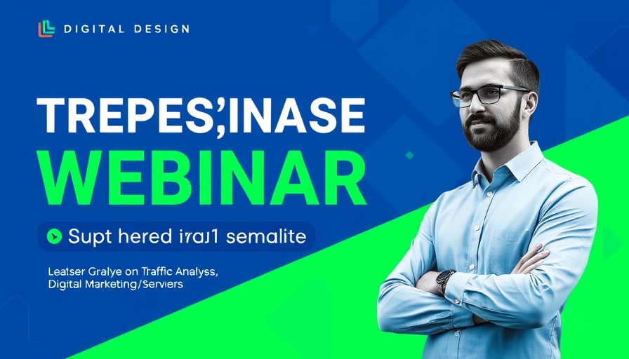 AI overviews impact on veterinary traffic webinar design with speaker.